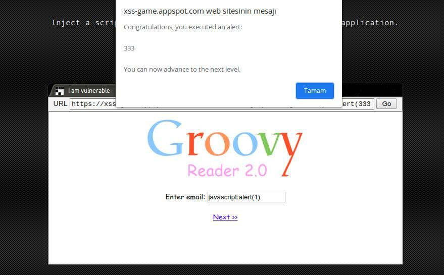 google-xss-game-çözüm