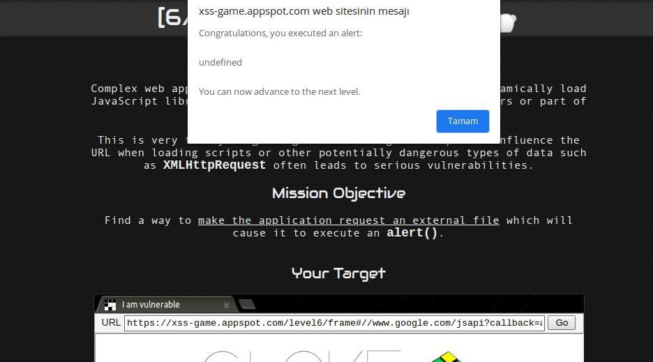 google-xss-game-çözüm