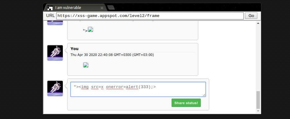 google-xss-game